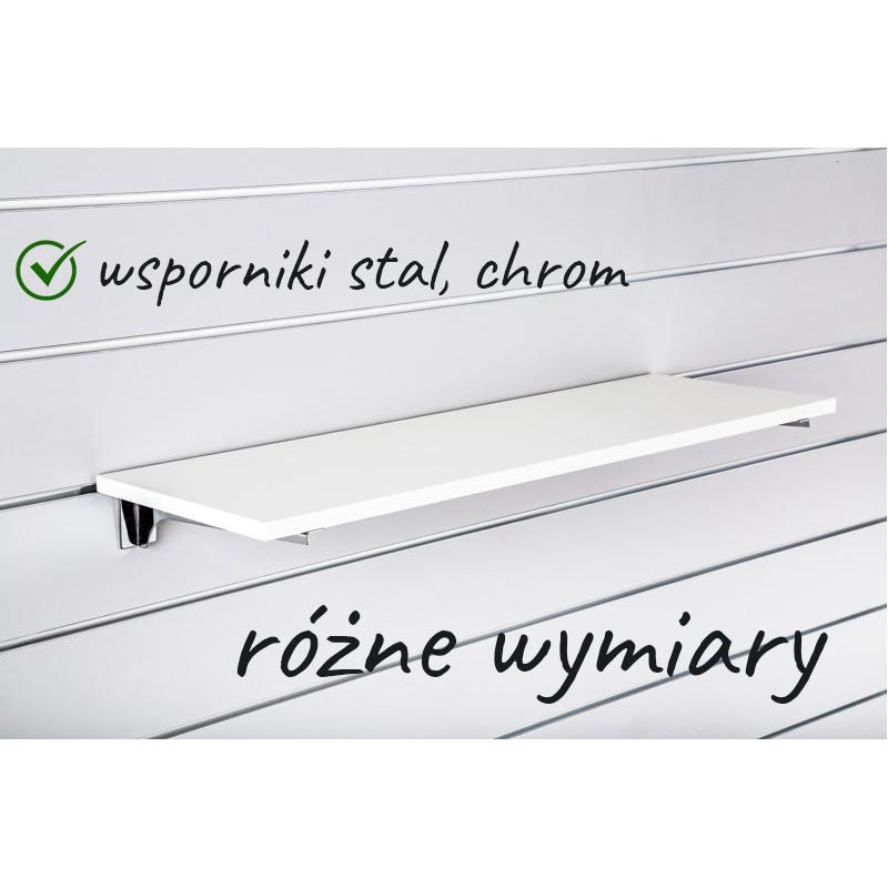 Shop Paneele SPACEWALL -Regale Farben Weiß- Shop Beschläge