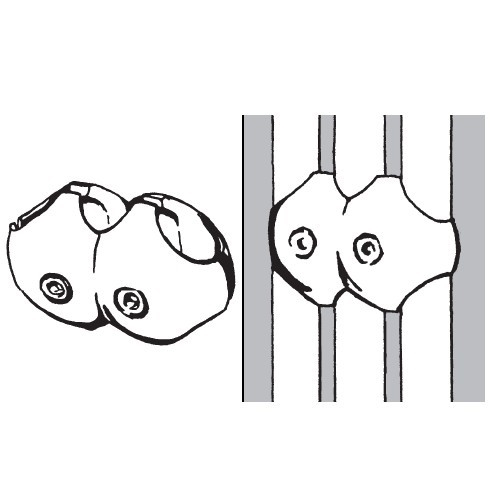 Rohr- und Kugelsystem " Ladenbügel FI25 " Ladenzubehör