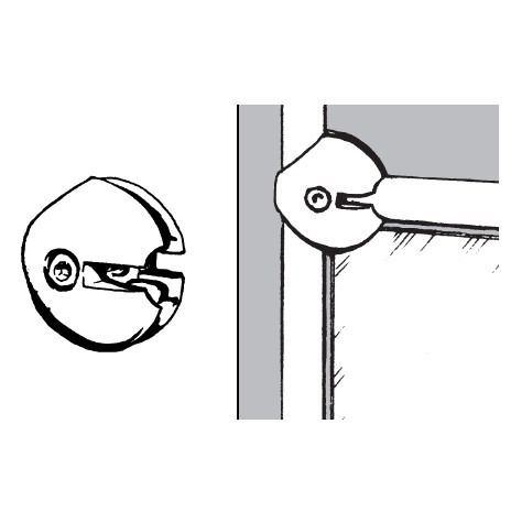 Rohr- und Kugelsystem " Kleiderbügel FI25 " Shop-Zubehör