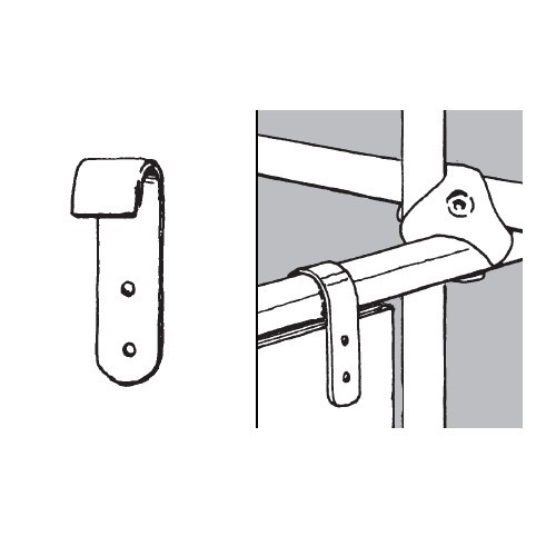 Rohr- und Kugelsystem " Griffrohre FI25 " Shop-Zubehör