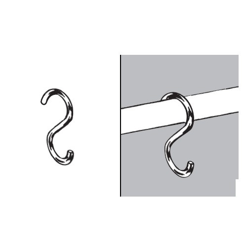 Rohr- und Kugelsystem " Hakenleisten fi25 " Shop-Zubehör