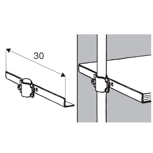 Rohr- und Kugelsystem " Halterungsstangen FI25 " Shop-Zubehör