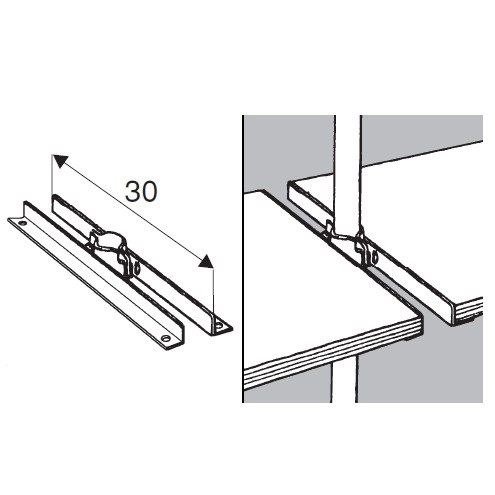 Rohr- und Kugelsystem " Halterungsstangen FI25 " Shop-Zubehör