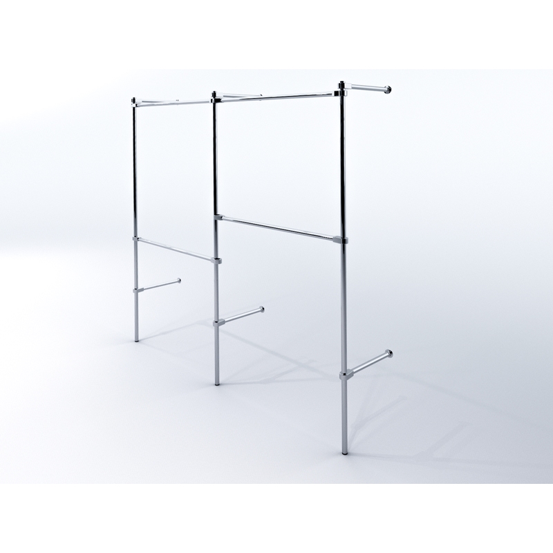 Ladenregale, Kleiderständer, Kleiderständer, Ladeneinrichtungen.