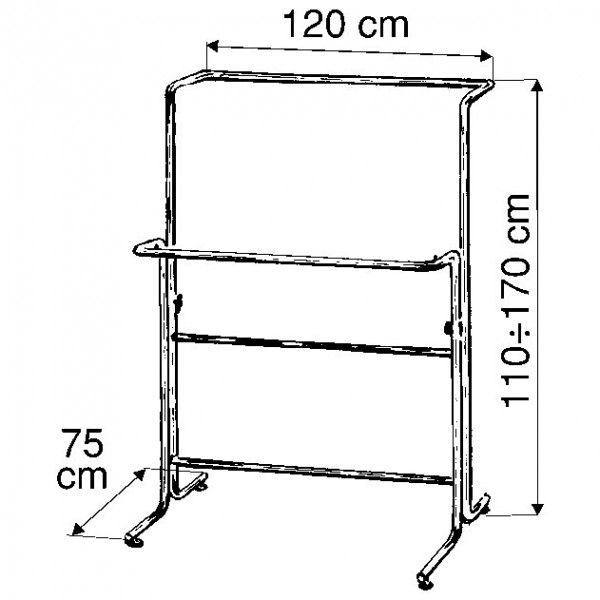 Garderobenständer " Gondelträger " Ladeneinrichtungen