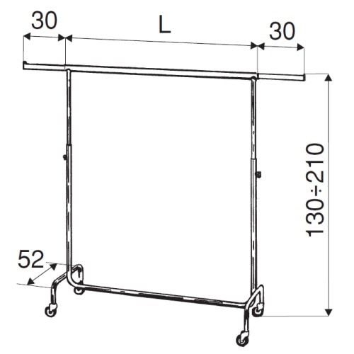 Kleiderständer " TRANSPORTERS Ständer " Ladeneinrichtung