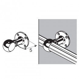 Rohr-Kugel-System " Distanzhalterungen FI25 " Shop-Zubehör
