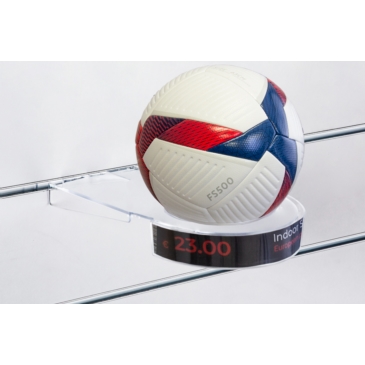 Lamellenwandaufhänger für Bälle, Acryl klar