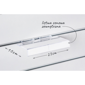 Ladentafeln SPACEWALL -Regale mit Preisschildern- Ladeneinrichtung