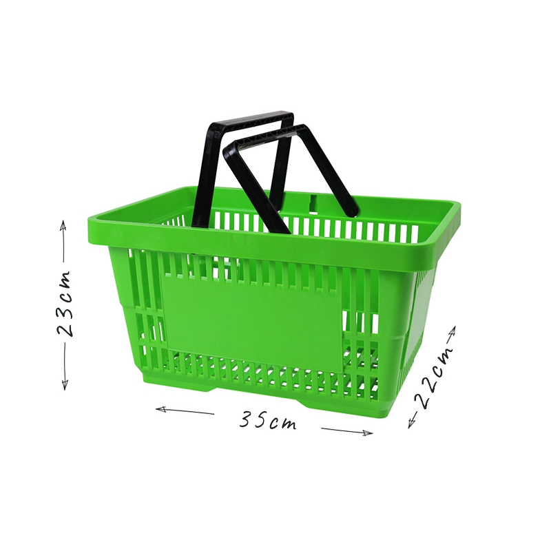 Körbe " Körbe in grün " Ladeneinrichtung