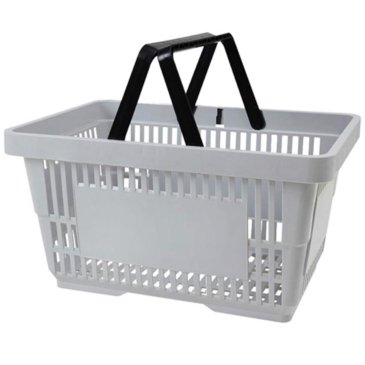 Körbe " Körbe in Grau " Ladeneinrichtung