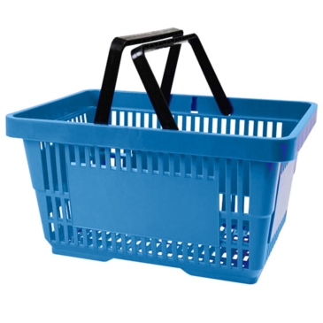 Körbe " Körbe in blau " Ladeneinrichtung