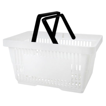 Körbe " Körbe in Weiß " Ladeneinrichtung