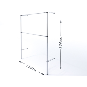 Ladenregale, Kleiderständer, Kleiderständer, Ladeneinrichtungen.