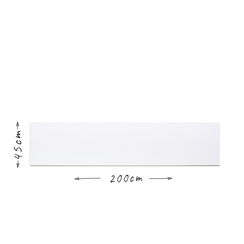 Slatwall Shopwall-Sockel schneeweiß, Alaska