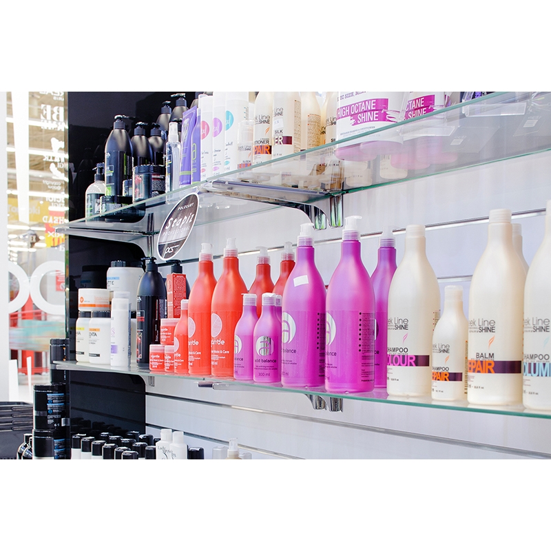 Slatwall Shopwall-Sockel schneeweiß, Alaska