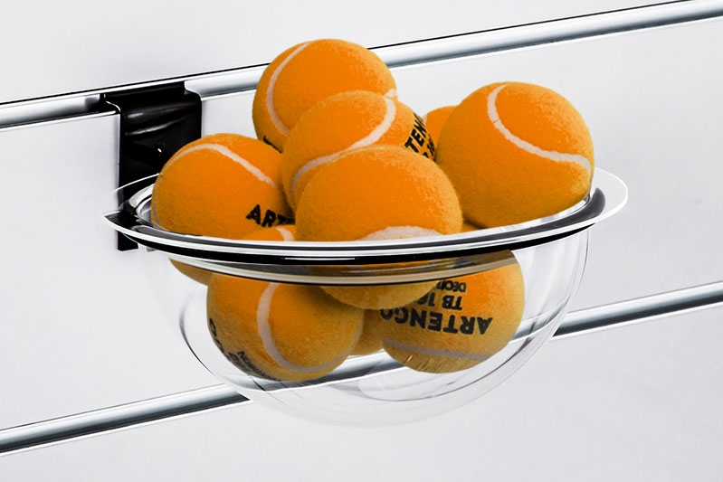 Spacewall-Ladenwände - Körbe und Behälter - Ladenbau