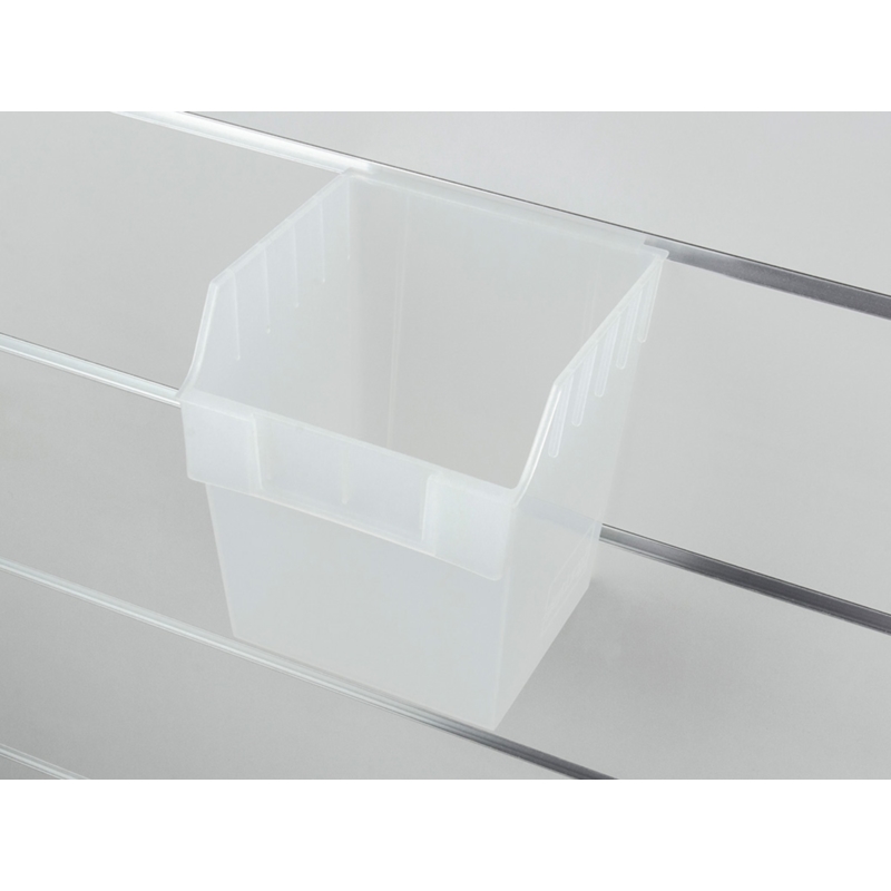 Spacewall-Ladenwände - Körbe und Behälter - Ladenbau