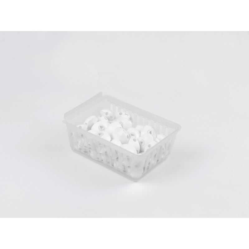 Spacewall-Ladenwände - Körbe und Behälter - Ladenbau