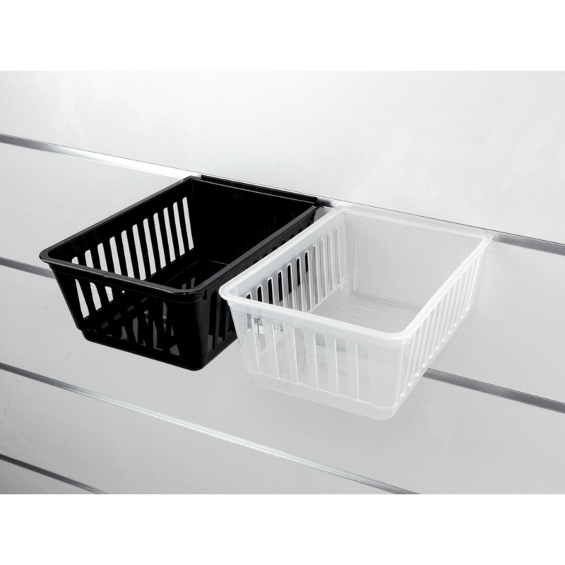 Spacewall-Ladenwände - Körbe und Behälter - Ladenbau