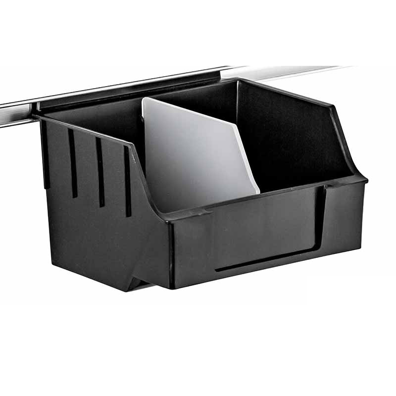 Spacewall-Ladenwände - Körbe und Behälter - Ladenbau