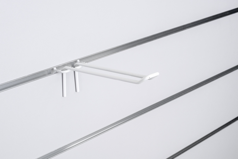 Ladenpaneele SPACEWALL -Weiße Haken- Ladeneinrichtung