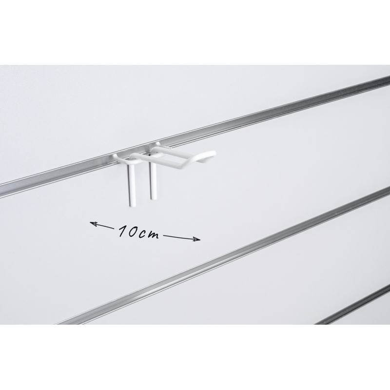 Ladenpaneele SPACEWALL -Weiße Haken- Ladeneinrichtung