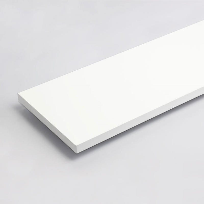 Schneeweiße Möbel Wandregal