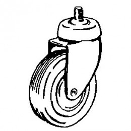 Rohr- und Kugelsystem " Lenkrollen fi25 " Shop-Zubehör