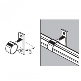 Rohr-Kugel-System " Distanzhalterungen FI25 " Shop-Zubehör