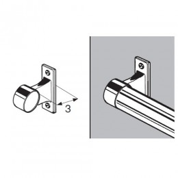 Rohr-Kugel-System " Distanzhalterungen FI25 " Shop-Zubehör