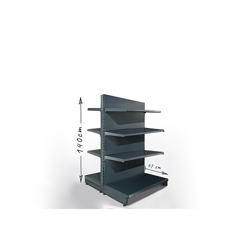 Ladenregale " GONDOLA RACKS niedrig " Ladeneinrichtungen