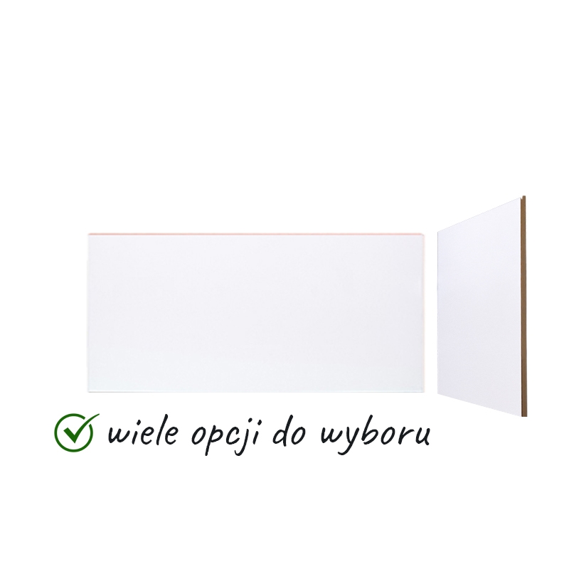 Slatwall Shopwall-Sockel schneeweiß, Alaska