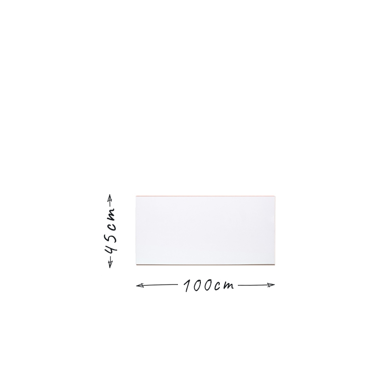 Slatwall Shopwall-Sockel schneeweiß, Alaska