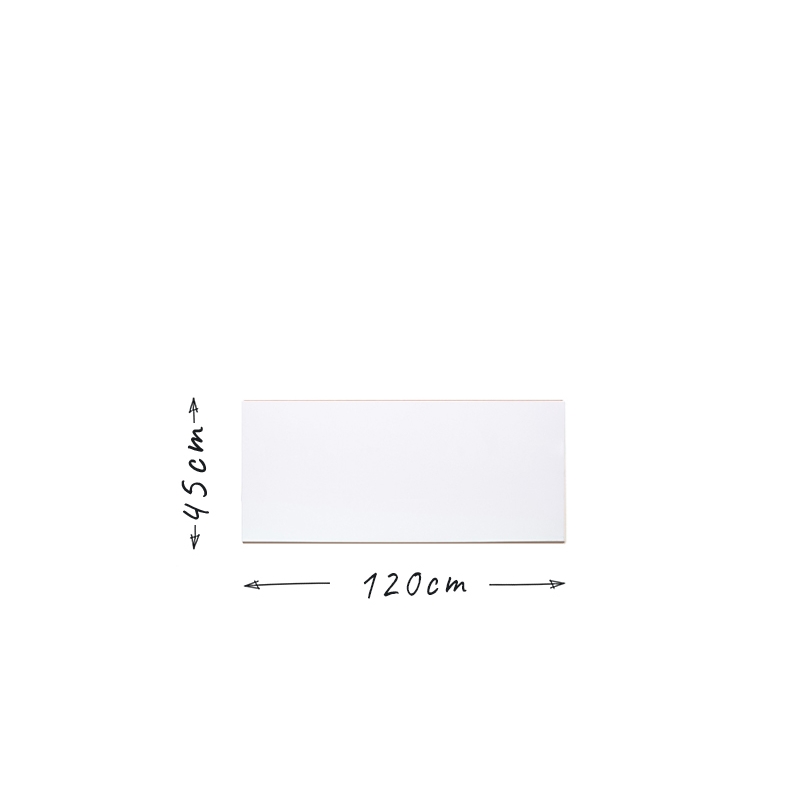 Slatwall Shopwall-Sockel schneeweiß, Alaska