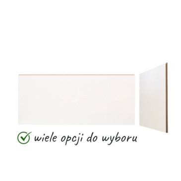 Slatwall Shopwall-Sockel creme, Weiß