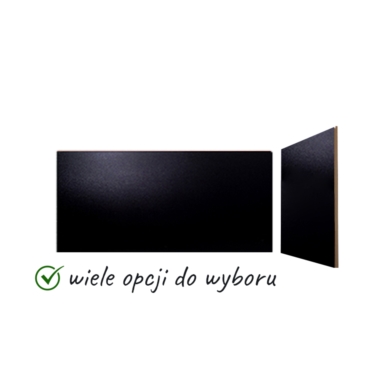 Slatwall Shopwall-Sockel Schwarz