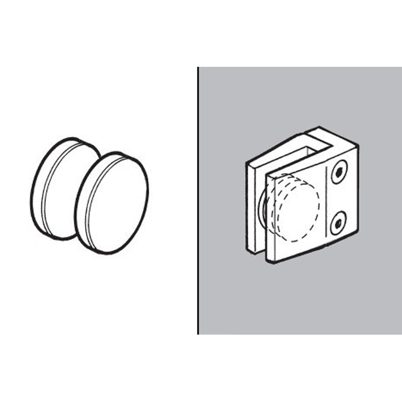 Rohr- und Kugelsystem " Einsteckstangen FI25 " Shop-Zubehör