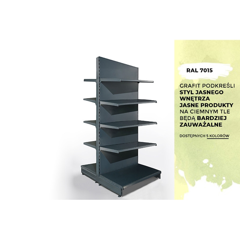 Ladenregale " TEGOMETAL GONDALS". Ausstattung des Ladens