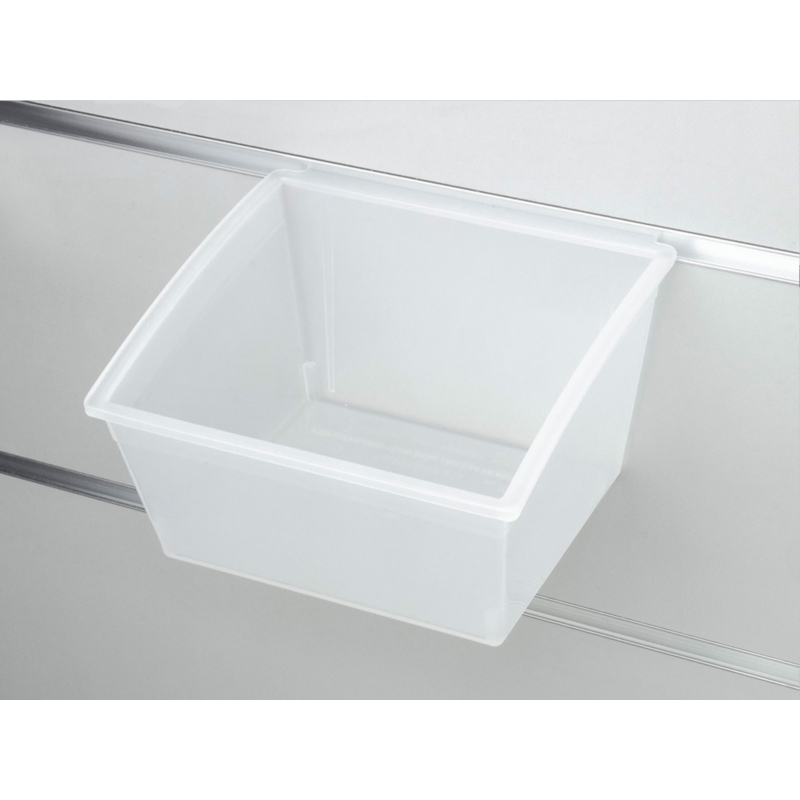 Spacewall-Ladenwände - Körbe und Behälter - Ladenbau