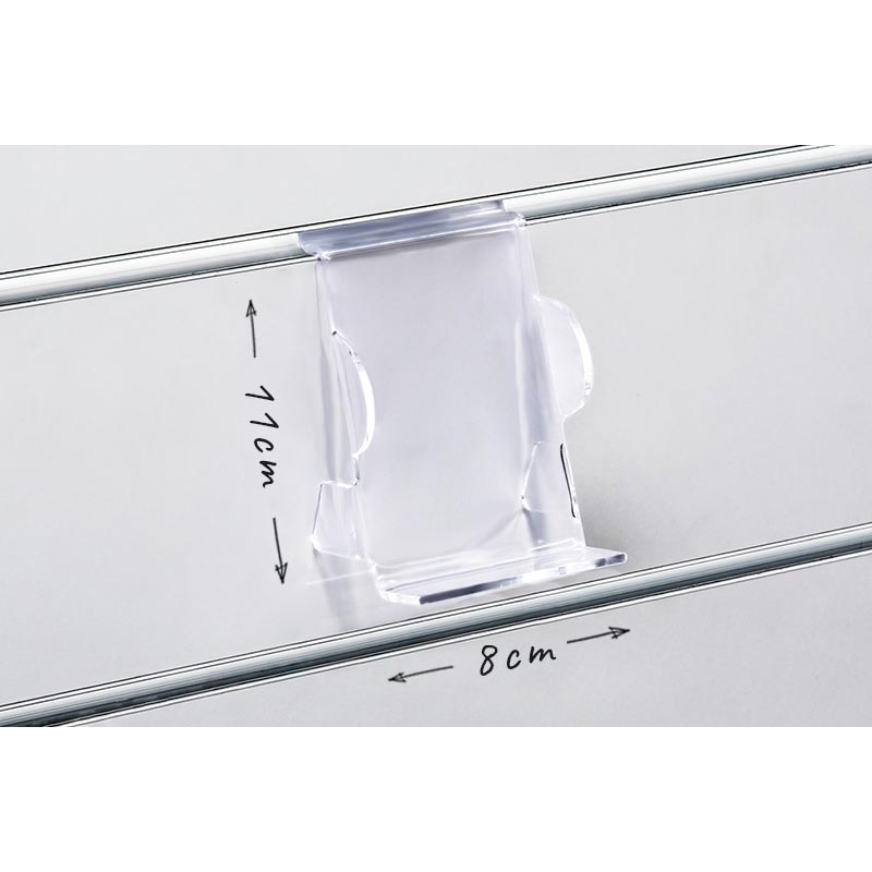 Slatwall-Telefondisplay klar