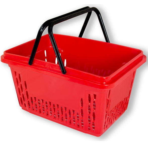 Körbe " Körbe rot " Ladeneinrichtung