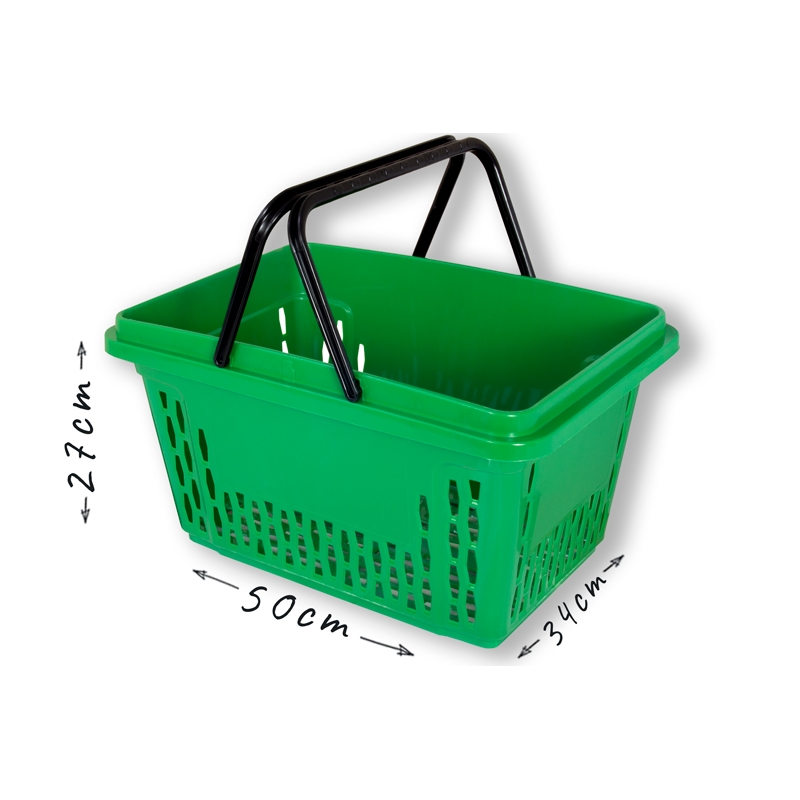 Körbe " Körbe in grün " Ladeneinrichtung