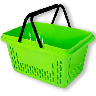 Körbe " Körbe in grün " Ladeneinrichtung