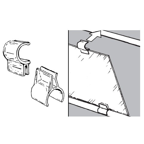 Rohr- und Kugelsystem " Griffstangen fi25 " Shop-Zubehör