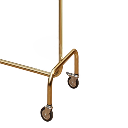 Shop stender auf Rädern 140-200cm gold