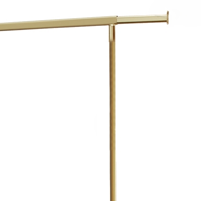 Shop stender auf Rädern 140-200cm gold