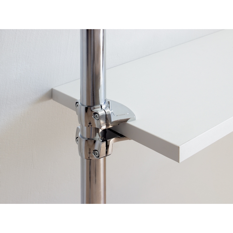 Kleiderbügel für Laden, Kleiderschrank, Regale, Stangen Chrom