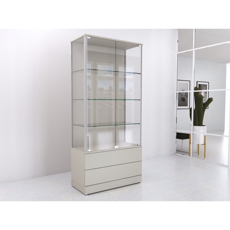 Ladenmöbel Vitrinen " Glasvitrinen " Ladenbeschläge