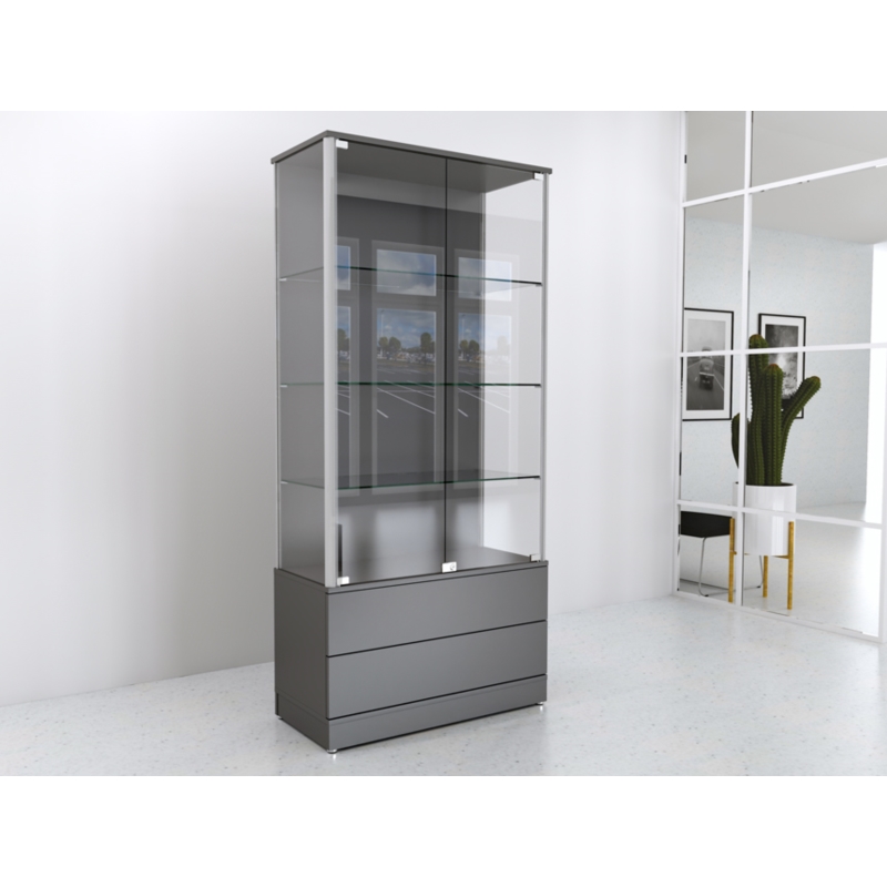 Ladenmöbel Vitrinen " Glasvitrinen " Ladenbeschläge